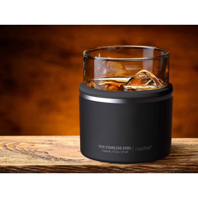 Тумблер для виски WHISKEY KUZIE, черный-7