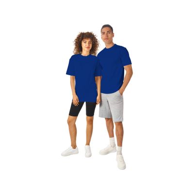 Футболка из френч терри Warsaw унисекс 220гр, кл. синий-5