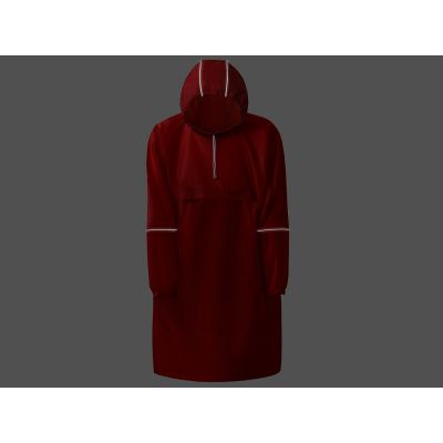 Дождевик - пончо Galaxy со светоотражающими элементами, красный-7