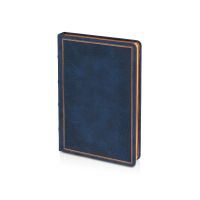Ежедневник недатированный А5 Royal, синий с бронзовым срезом