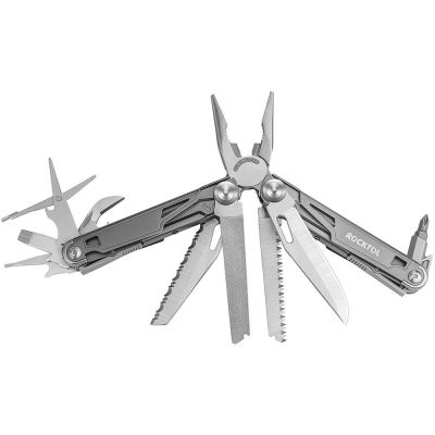 Мультитул Rocktol 19 в 1 с титановыми ручками, нейлоновый чехол, подарочная коробка-13