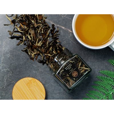 Чай белый, серия Ceremony, Бай Му Дань (белый пион), стеклянная банка-5