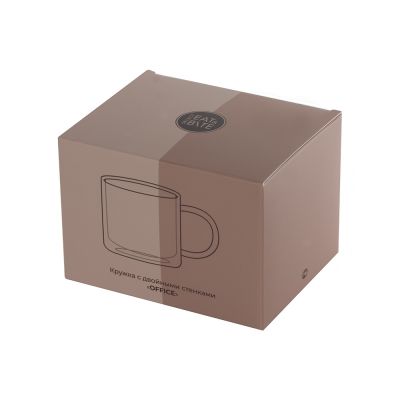 Кружка с двойными стенками 250 мл, черный-5