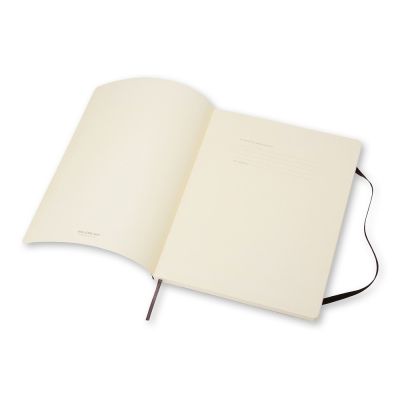 Записная книжка Moleskine Classic Soft (нелинованный), Хlarge (19х25 см), черный-1