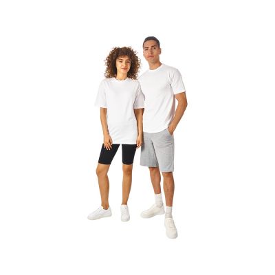 Футболка из френч терри Warsaw унисекс 220гр, белый-5