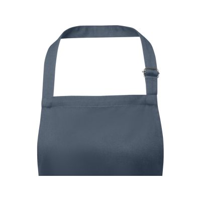Фартук Andrea плотностью 240 г/м² с регулируемой завязкой на шее - Hale Blue-2