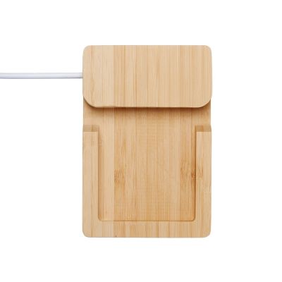 USB хаб Memo, 2*USB, 2*Type C, бамбук-6