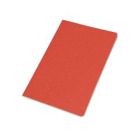 Блокнот А5 Snow из переработанного картона, красный