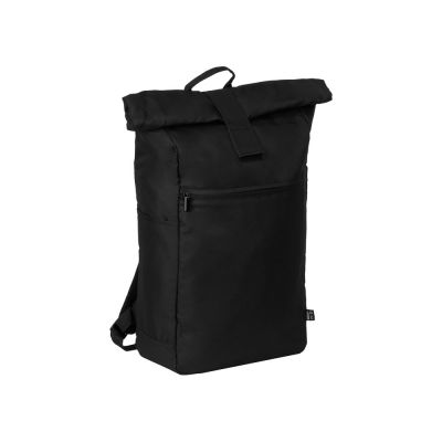 Рюкзак на липучке Vel из переработанного пластика, черный-2