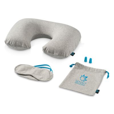 Набор для путешествия Miami  (Jersey): подушка, повязка для глаз, беруши-3