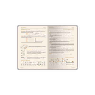 Ежедневник А5 датированный Boston 2026, фиолетовый с салатовым обрезом-6