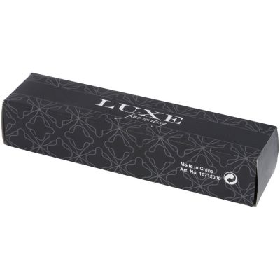 Подарочный набор с шариковой ручкой Scherzo, черный-4