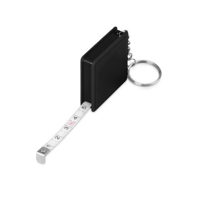 Брелок-рулетка Дюйм, 1 м., черный-1