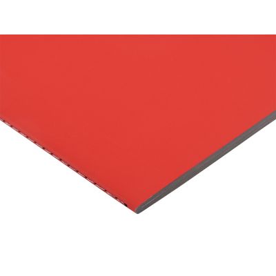 Бизнес-тетрадь А5 Pragmatic Contrast, 40 листов в клетку, красный с темно-серым срезом-1