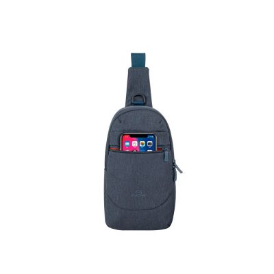 RIVACASE 7711 dark grey сумка слинг для мобильных устройств /12-3