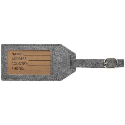 Багажная бирка Tie - Серый-1