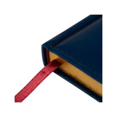 Ежедневник недатированный А6+ Sidney Nebraska, синий (золотой обрез)-2