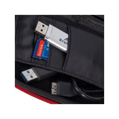 Чехол для жесткого диска из кожзама 9101, красный-8