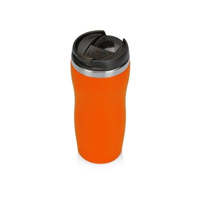 Термокружка Mony Steel 350 мл, soft touch, оранжевый (P)-0