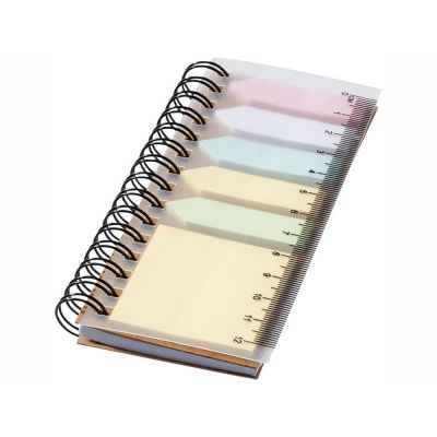 Блокнот Spiral с клейкими листами-0