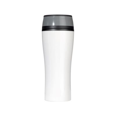 Термокружка с крышкой 360 градусов Track, 400 мл, белый-1