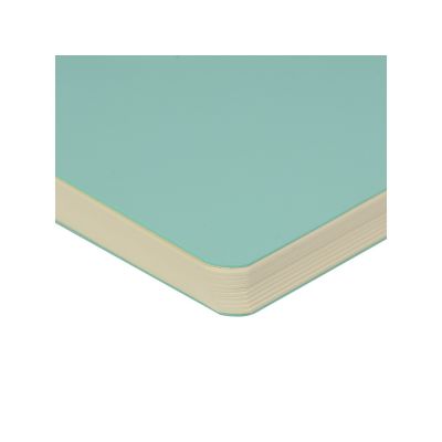 Скетчбук Sketch & Art в мягком переплете 179х250 мм, 80 л. бежевой бумаги 100 гр., мятный-1