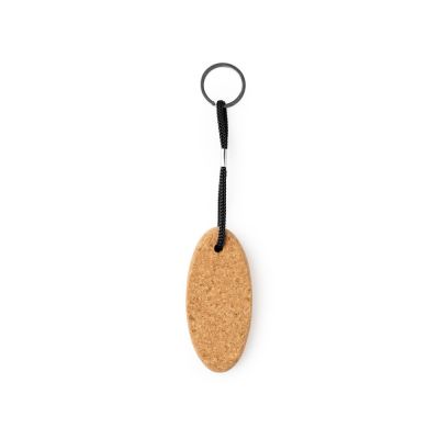 Брелок-поплавок YATE из натуральной пробки, черный-1