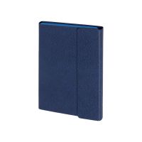 Ежедневник недатированный с магнитным клапаном А5 Venezia, темно-синий