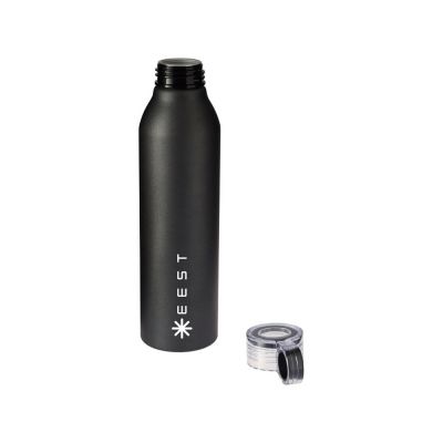 Спортивная алюминиевая бутылка Grom, черный-3