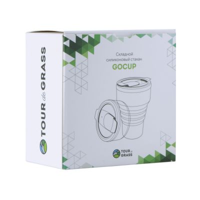 Силиконовый складной стакан GoCup, индиго-6