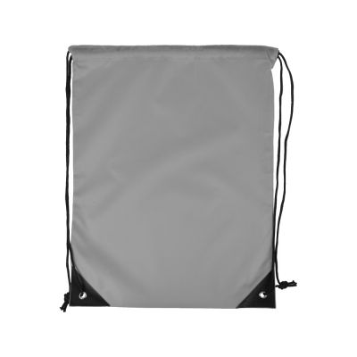 Рюкзак-мешок на шнуровке Reviver из переработанного пластика, серый-2