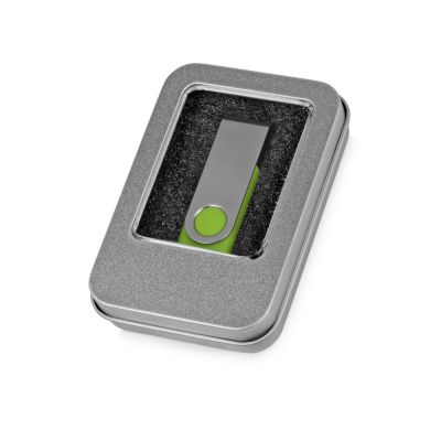 Коробка для флеш-карт Этан, серебристый-2