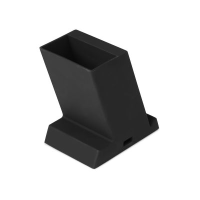 Беспроводная зарядка-подставка с подсветкой Glow box, черный-4