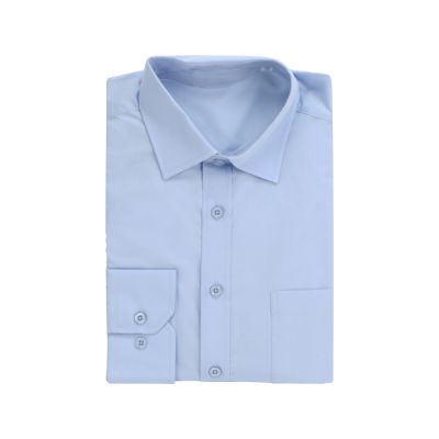 Рубашка Houston мужская с длинным рукавом, голубой-7