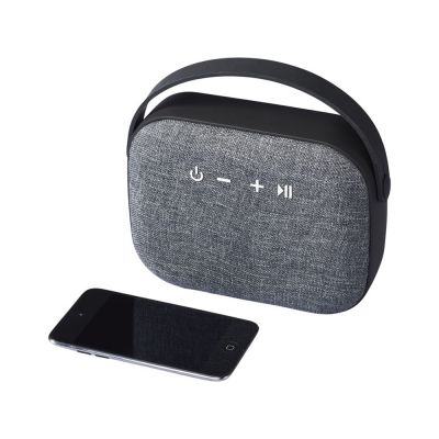Динамик Bluetooth с тканым материалом, черный-4