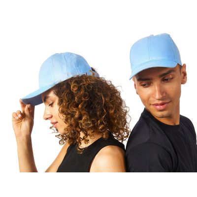 Бейсболка Detroit 6-ти панельная, св. синий-0