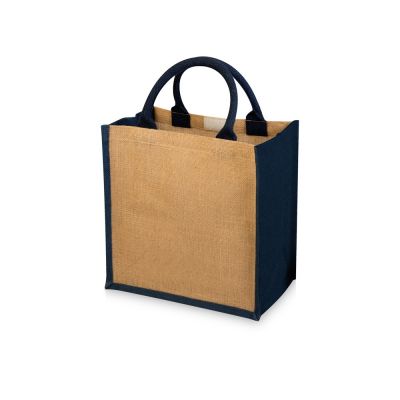 Сумка подарочная Hindy, натуральный/темно-синий-0