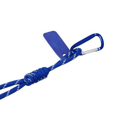 Брелок-веревочка на карабине Trinket, синий-1