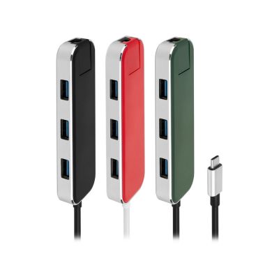 Хаб USB Rombica Type-C Chronos Red-4