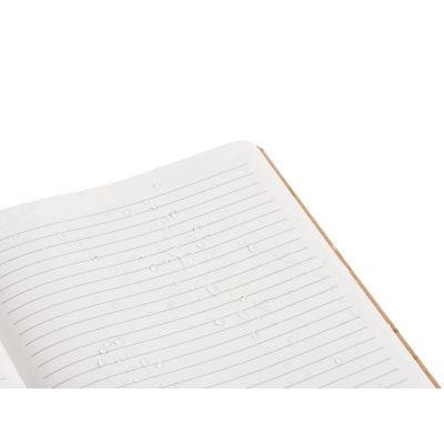 Блокнот из крафта и каменной бумаги А5 Fleekstone, твердая обложка, крафтовый-2