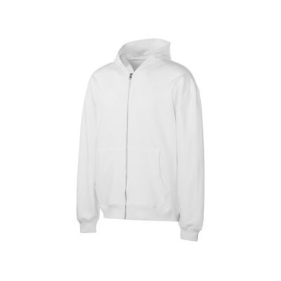 Толстовка оверсайз с капюшоном на молнии Monaco, белый-0