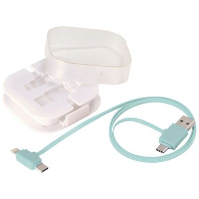 Цветной зарядный кабель, мятный-5