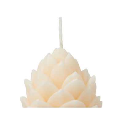 Свеча Шишка, молочный-3