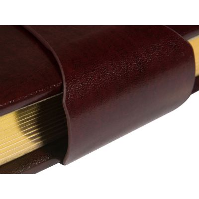 Ежедневник полудатированный А5 Windsor, коричневый-4