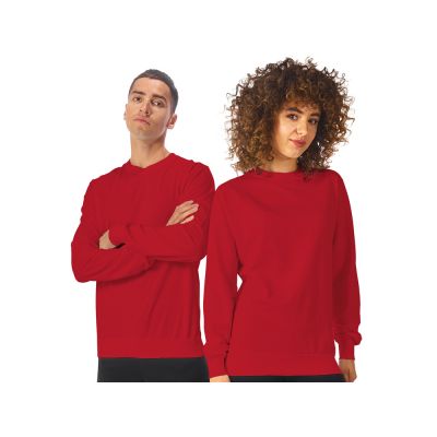 Свитшот Warsaw 220гр, унисекс, красный-0