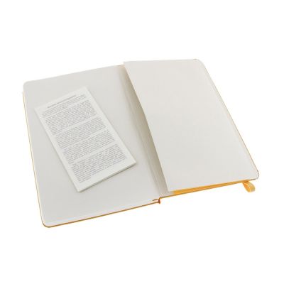 Записная книжка Moleskine Classic (в линейку) в твердой обложке, Large (13х21см), оранжевый-3