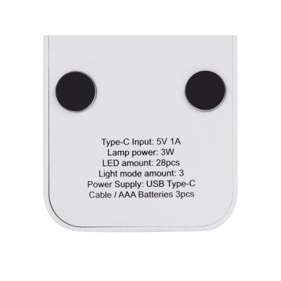 Складывающаяся настольная LED лампа Stack N, 3 Вт, белый-13