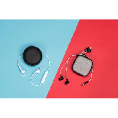 Набор с наушниками и зарядным кабелем 3-в-1 In motion, красный-8