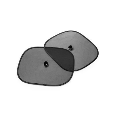 Набор MACK из 2 складных солнцезащитных шторок для окон, черный-0