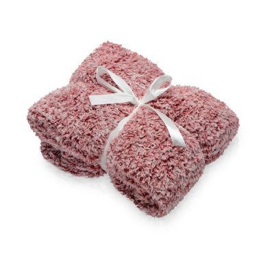 Плед флисовый Ally, бордовый-0